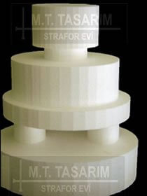 PST-14 Maket Düğün Pastası Straforu