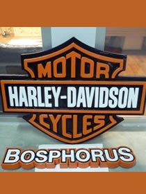 Harley Davidson Strafor Logo Kesim